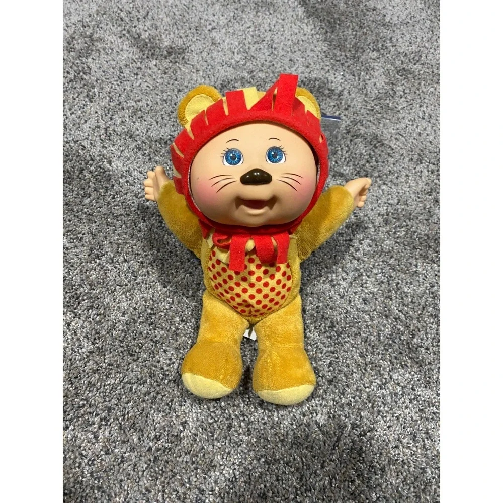 Cabbage Patch Kids Cuties Lion Plush Doll Yellow Red Mane Collectible Toy CPK